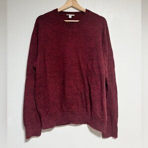 GAP Maroon Knit Cotton Sweater - Size L